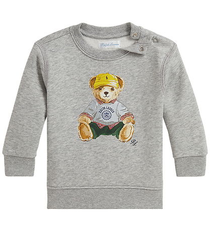 Polo Ralph Lauren Sweatshirt - Madison - Grey Melange w. Soft To