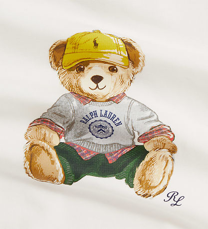 Polo Ralph Lauren Blússa - Madison - Hvítt M. Bangsi