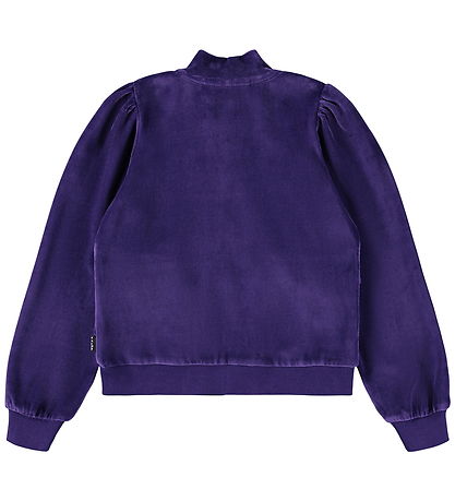 Molo Cardigan velúr - Malika - Space Purple