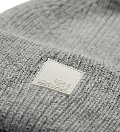Sofie Schnoor Beanie - Knitted - Hannah - Grey Melange