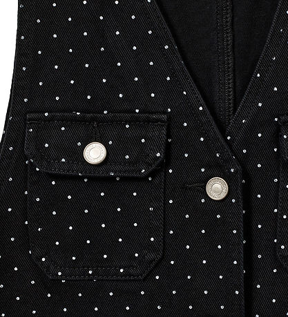 Sofie Schnoor Kleid - Denim - Käfer - Schwarz m. Punkte