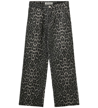 Sofie Schnoor Gallabuxur - Gallaefni - Sienna - Grey Leopard