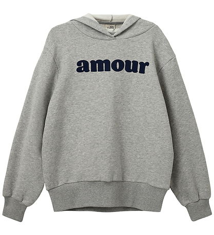 Sofie Schnoor Mädchen Kapuzenpullover - Simona - Grau Meliert m.