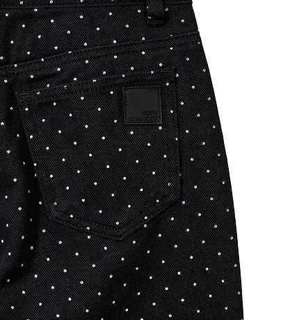 Sofie Schnoor Jeans - Denim - Black w. Dots