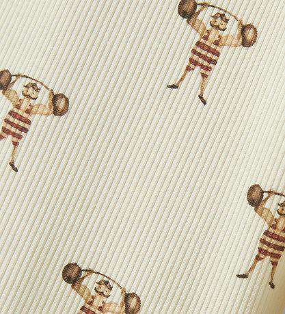 Lil' Atelier Bluse – Rib – NmmLavo – Turteltaube/Strong Mo