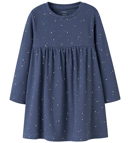 Name It Kjóll - NmfNelia - Blue Indigo