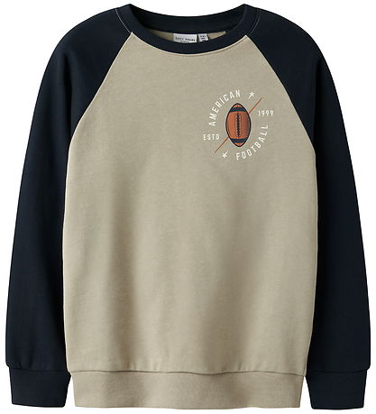 Name It Sweatshirt - NkmVildar - Iceland Fossil/American Footbal