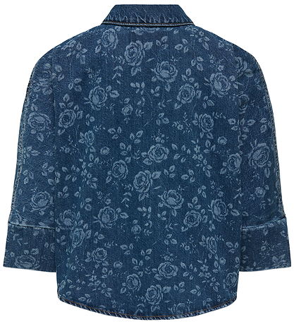 Kids Only Jeansjacka - KogGrace - Medium+ Blue Denim/Rose