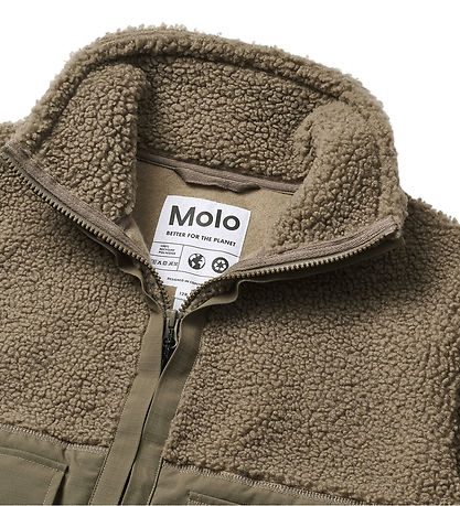 Molo Fleece Jacket - Utah - Bark Green
