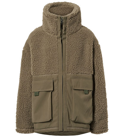 Molo Fleece Jacket - Utah - Bark Green