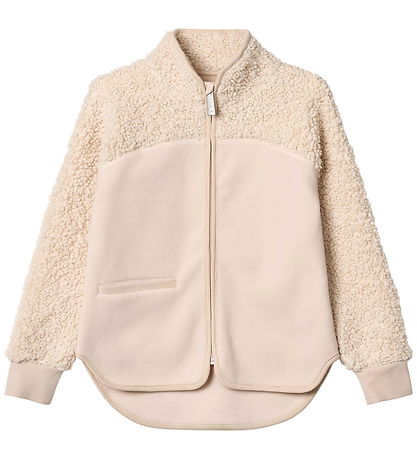 Molo Fleece Jacket - Teddy - Ulani - Vanilla