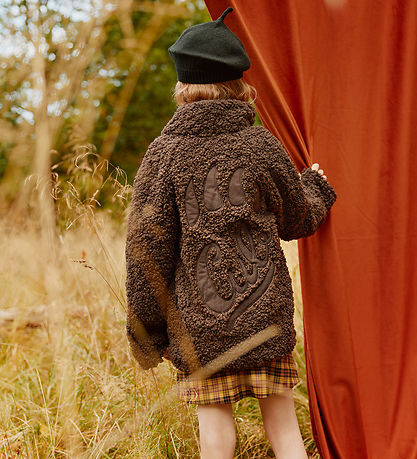 Molo Fleece Jacket - Teddy - Ulan - Dark Cocoa