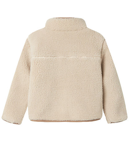 Name It Fleece Jacket - NmnMattia - Moonbeam/Savannah Tan