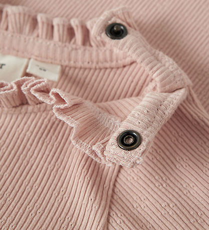 Lil' Atelier Samfella l/e - Rib - NbfNora - Cameo Rose M. Mynstu