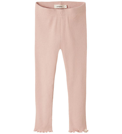 Lil' Atelier Leggings - Rib - NmfNora - Cameo Rose M Mynsturprjó