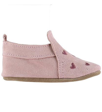 En Fant Leder-Krabbelschuhe - Misty Rose