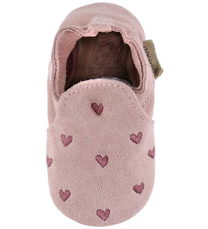 En Fant Leder-Krabbelschuhe - Misty Rose