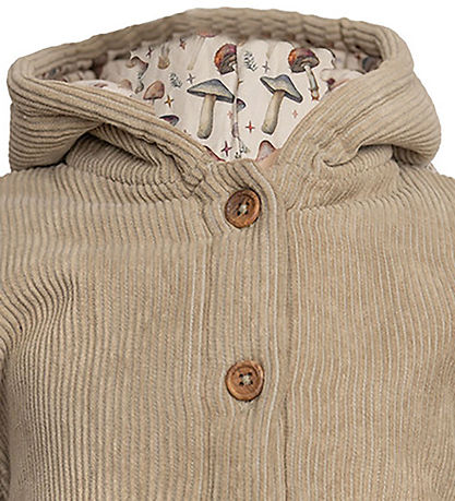 Hanevild Jacket - Corduroy - Mushroom - Coriander