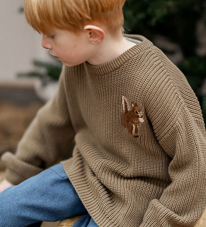 Hanevild Blouse - Knitted - Leek - Coriander