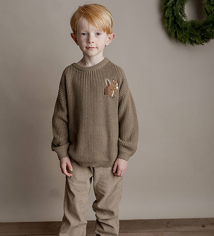 Hanevild Blouse - Knitted - Leek - Coriander