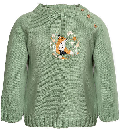 Hanevild Bluse - Strick - Linus - Schiefer Green