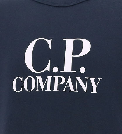 C.P. Company Sweatshirt - Total Eclipse Blue w. White