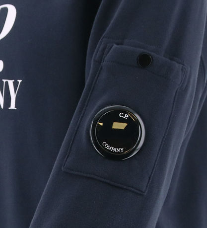 C.P. Company Sweatshirt - Total Eclipse Blue w. White