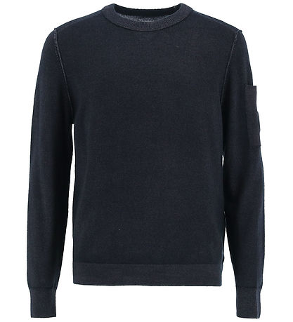C.P. Company Bluse - Wolle - Total Eclipse Blue