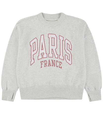 Abercrombie & Fitch Peysa - Ljósgráir tónar M. Bleikt
