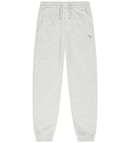 Abercrombie & Fitch Jogginghosen - Hellgrau-Meliert