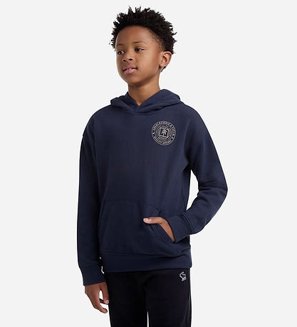 Abercrombie & Fitch Kapuzenpullover - Navy Blazer m. Print