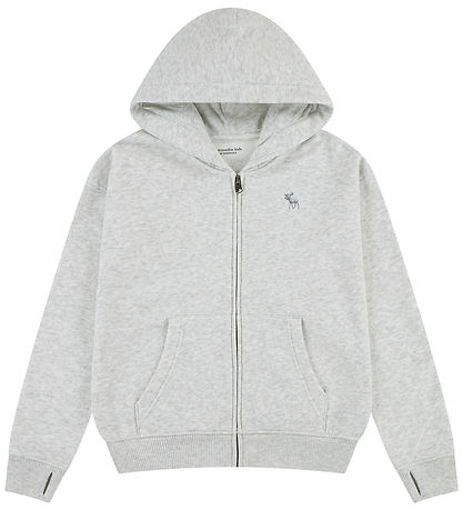 Abercrombie & Fitch Cardigan - Hellgrau-Meliert
