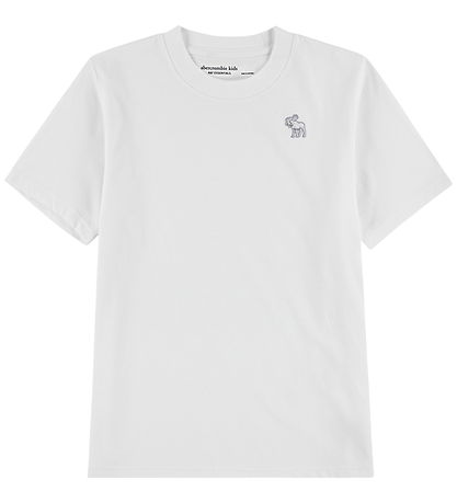 Abercrombie & Fitch Stuttermabolur - Bright White