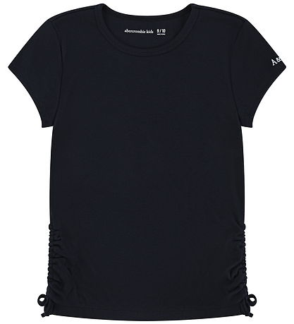 Abercrombie & Fitch Stuttermabolur - Rib - Anthracite