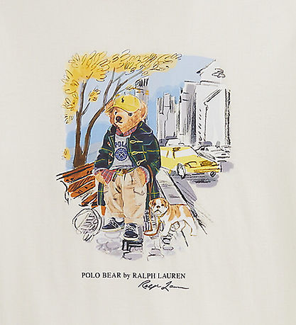 Polo Ralph Lauren T-shirt - Off White w. Soft Toy