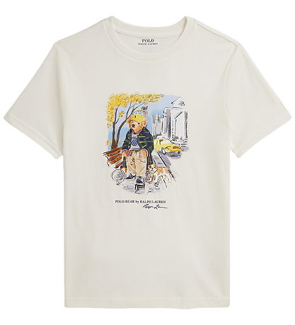 Polo Ralph Lauren T-shirt - Off White w. Soft Toy