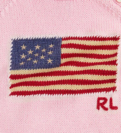 Polo Ralph Lauren Jumpsuit - Knitted - Acacia Pink w. Flag