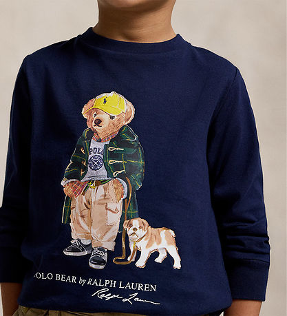 Polo Ralph Lauren Blouse - Navy w. Soft Toy