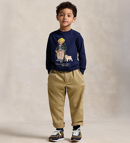 Polo Ralph Lauren Blouse - Navy w. Soft Toy