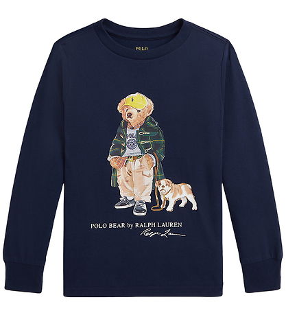 Polo Ralph Lauren Blouse - Navy w. Soft Toy