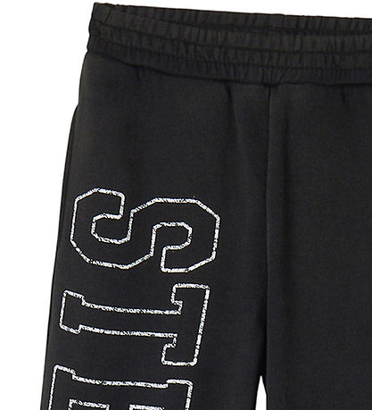 Stella McCartney Kids Sweatpants - Black w. White