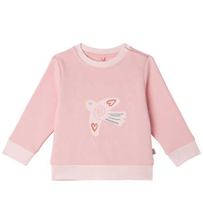 Stella McCartney Kids Peysa - Bleikt M. Fugl