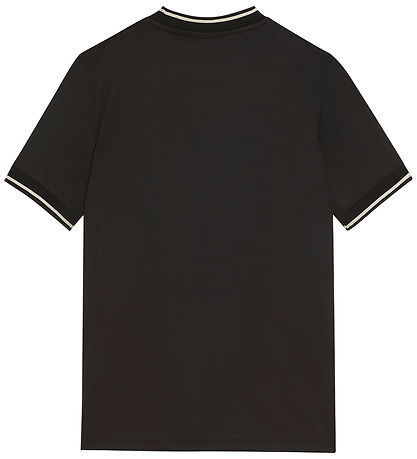 Lyle & Scott Stuttermabolur - Fótbolti - Jet Black