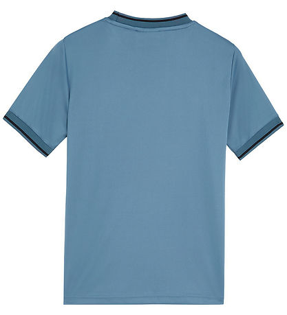 Lyle & Scott Stuttermabolur - Fótbolti - Ocean Sky