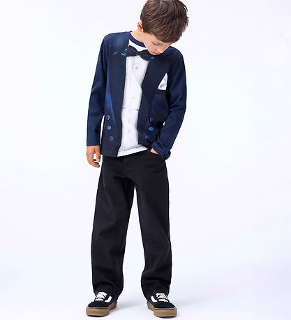 Molo Blouse - Headband - Tuxedo