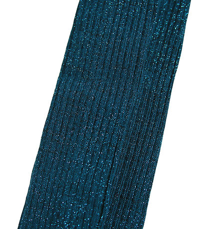Molo Strumpbyxor - Rib - Cosmic Green m. Glitter