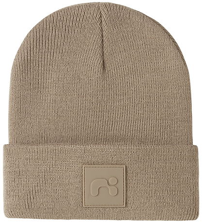 Name It Beanie - Knitted - NmnMalik - Silver Mink