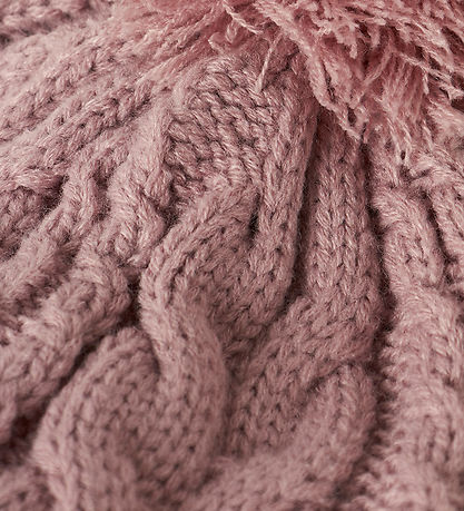 Name It Beanie - Knitted - NmfMilo - Woodrose