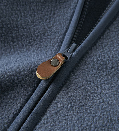 Name It Fleece Jacket - NbnMeeko - Vintage Indigo w. Ears
