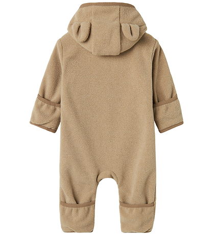 Name It Fleecedress - NbnMeeko - Tømmerulv m. Ører